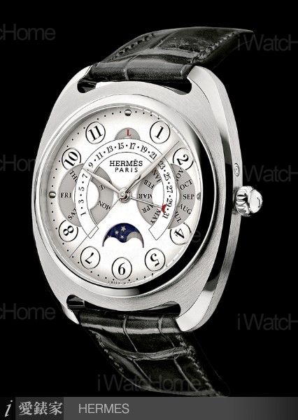 HERMES Dressage月相萬年曆錶