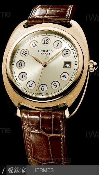 HERMES Dressage第一代馬術表演腕錶玫瑰金款