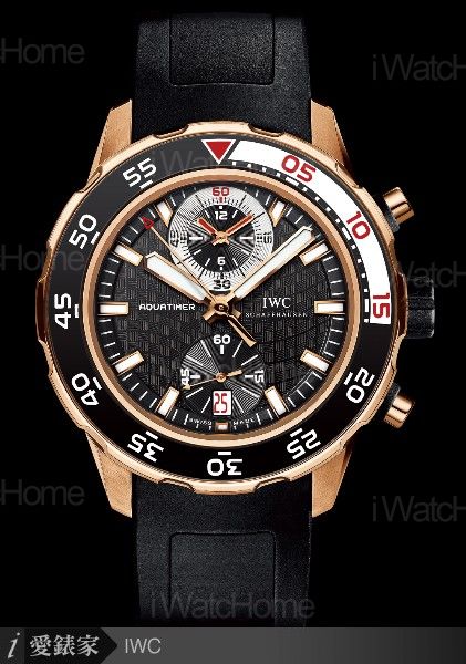 Aquatimer玫瑰金計時碼錶