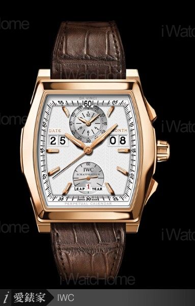 Da Vinci 萬年曆數碼日期月份腕錶玫瑰金款