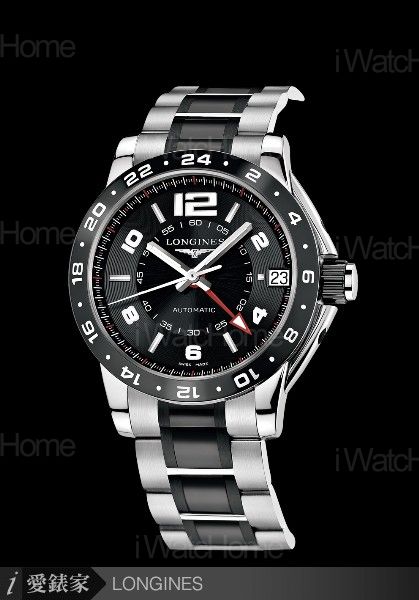 Admiral 超越系列24小時兩地時間陶瓷腕錶精鋼鍊帶款