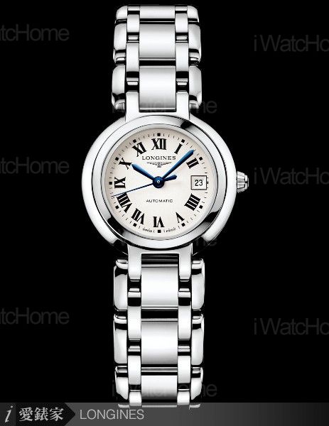 Primaluna 新月系列腕錶精鋼鍊帶機械款