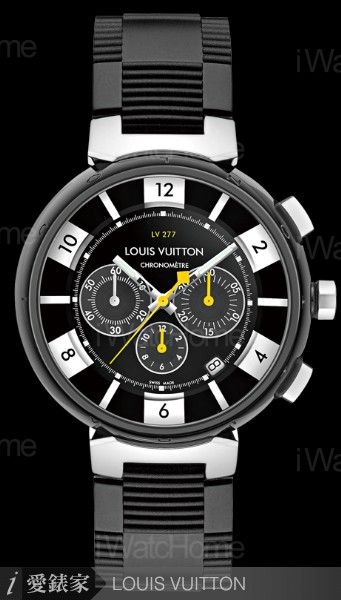 Tambour in Black LV277自動上鍊計時錶