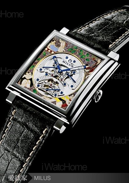 MILUS HERIOS 三逆跳秒針腕錶 掐絲琺瑯彩繪限量版 - 「春宮圖」Ref. HERT830