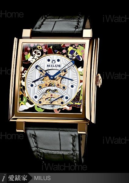 MILUS HERIOS 三逆跳秒針腕錶? 掐絲琺瑯彩繪限量版 - 「變臉」Ref. HERT841