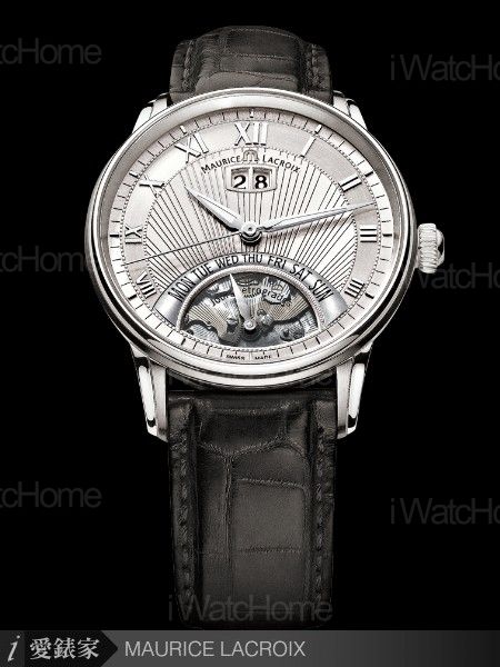 Masterpiece Jours Retrogrades匠心系列星期逆跳腕錶白色面盤款