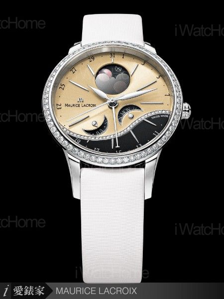 Starside Eternal Moon銀河系列月相腕錶白色絹帶款