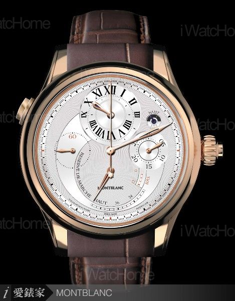 Villeret 1858 Grand Chronographe Regulateur規範式指針(三針一線)腕錶Ref. 104866
