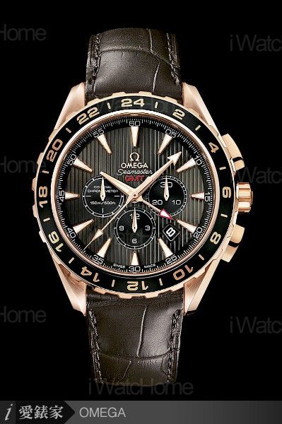 海馬系列Seamaster Aqua Terra GMT同軸擒縱計時腕錶