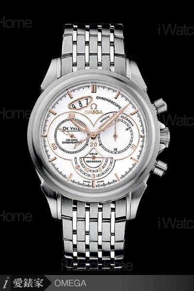 De Ville碟飛同軸擒縱聖莫里茲男仕計時碼錶