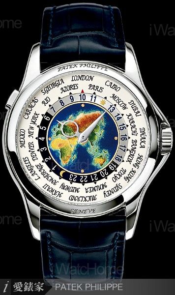 Complications 琺瑯彩繪世界時區錶Ref.5131W