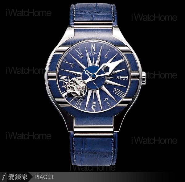 Piaget Polo 風帆遊艇主題白K琺瑯彩繪相對陀飛輪腕錶