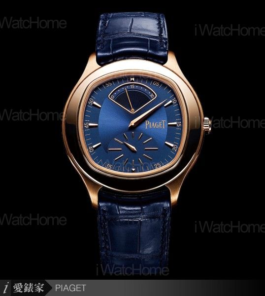 Emperador玫瑰金三針一線校正錶