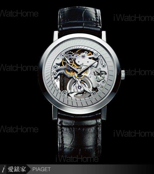 Altiplano伯爵白K鏤空超薄腕錶