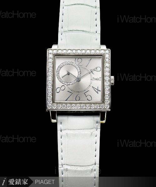 Altiplano白K超薄鑲鑽腕錶