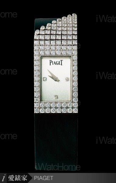 Limelight流蘇造型白K鑲鑽腕錶