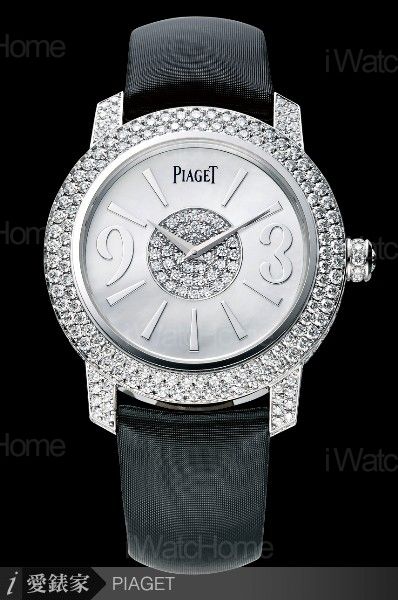 Limelight伯爵白K鑲鑽腕錶