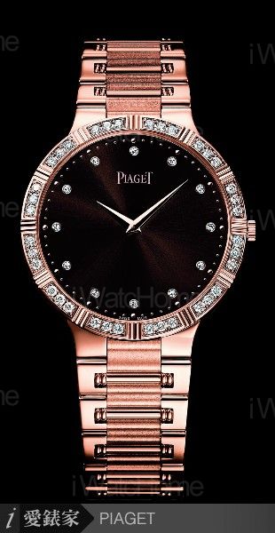 Dancer玫瑰金鑲腕錶