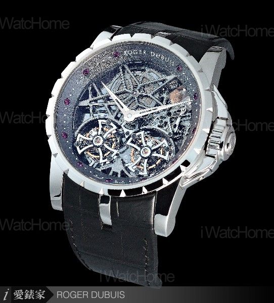 Excalibur雙陀飛輪鏤空腕錶Ref.EX45-01SQ20-00/SE000/B