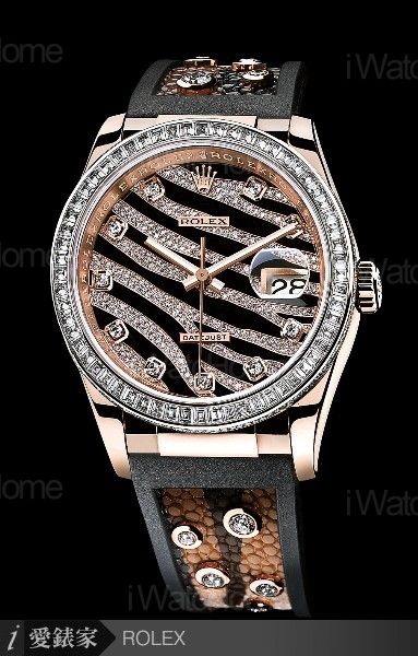 Datejust蠔式恒動高貴粉紅彩腕錶