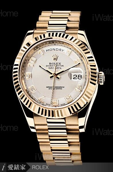 Day-Date II 蠔式星期日曆型II腕錶