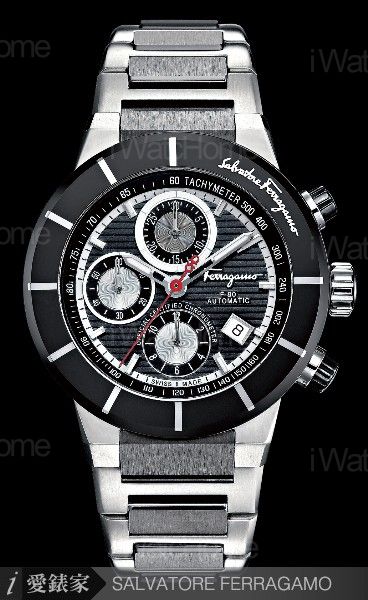 SALVATORE FERRAGAMO NEW F-80全自動多功能腕錶Ref. F55LCA78909 S789 61/F55A-001 396542