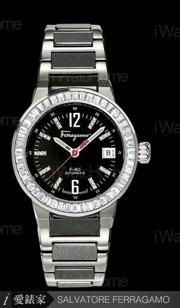 SALVATORE FERRAGAMO F-80方鑽全自動機械女錶F54MBA9209 S789 61/F54A-006 396538