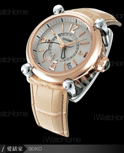 SEIKO G.L.T.兩地時間腕錶