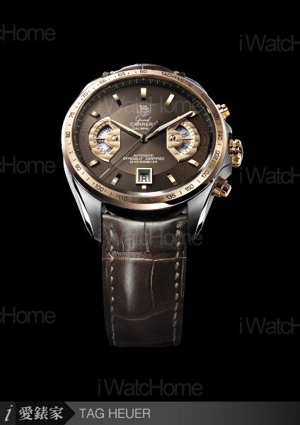 TAG HEUER Grand Carrera Calibre 17RS玫瑰金計時碼錶