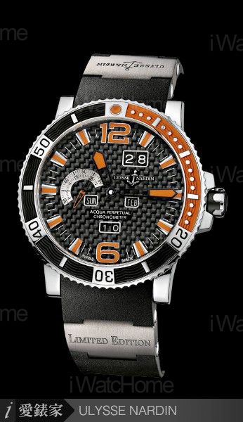 潛水萬年曆限量腕錶