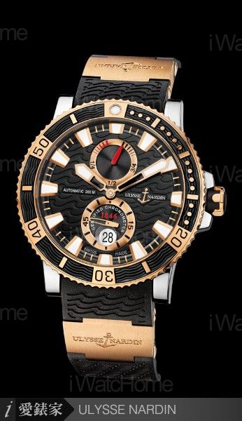 Maxi航海潛水鈦金屬腕錶