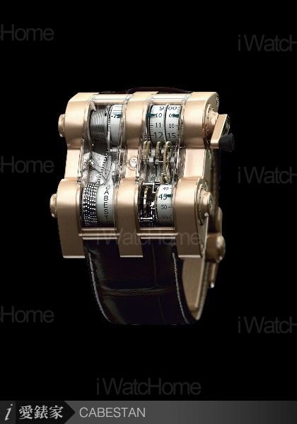Cabestan Winch Tourbillon Vertical玫瑰金款