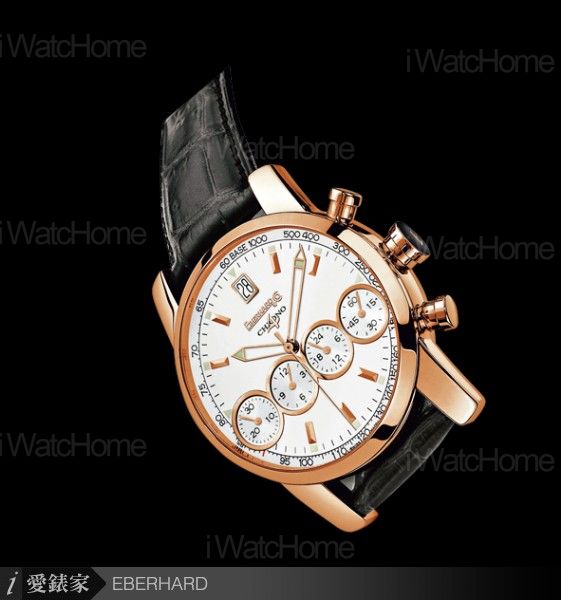 EBERHARD & CO Chrono 4 Grande Taille玫瑰金款