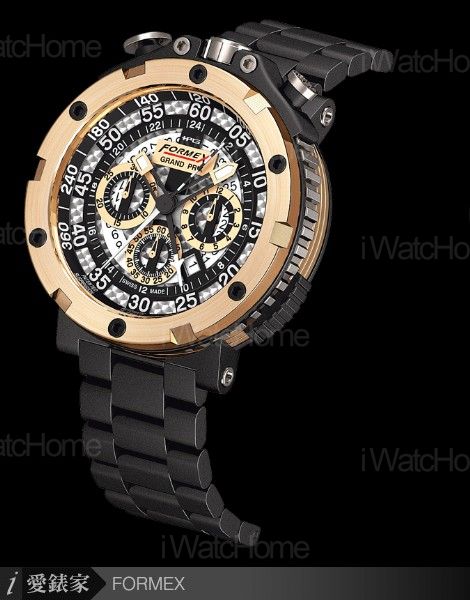 HPG-Grand Prix雙時區計時碼錶鈦金款