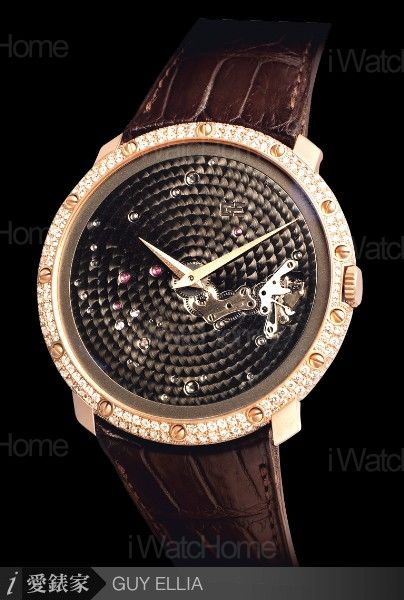 Round Square Time Space玫瑰金款