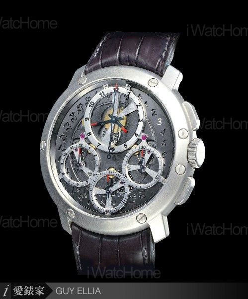 Round Square Jumbo Chrono白金款