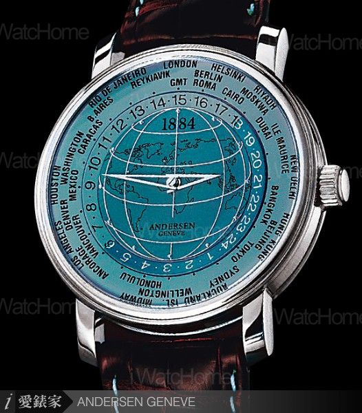 1884 World Time世界時區腕錶