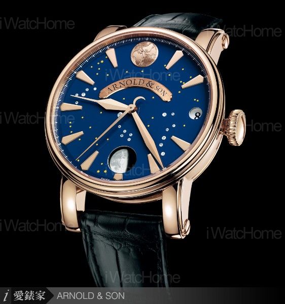 True Moon月相星空腕錶玫瑰金款