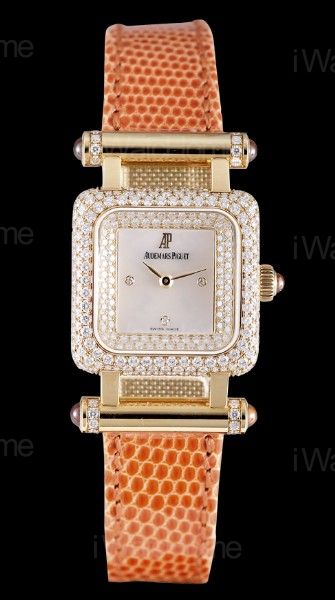 Deva鑽錶67421BA-A081駝色皮帶款 2008年式