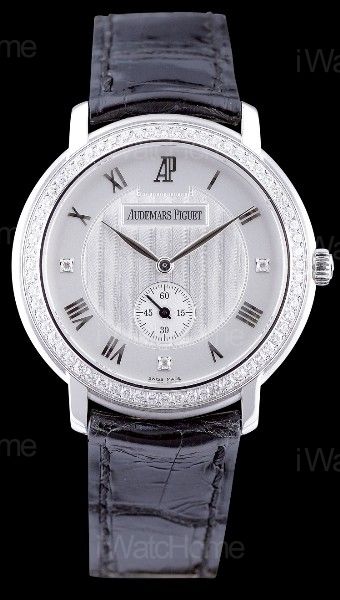 Jules Audemars鑽錶15103BC黑色皮帶款