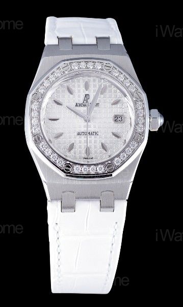 皇家橡樹鑽錶 77321ST白色面盤款