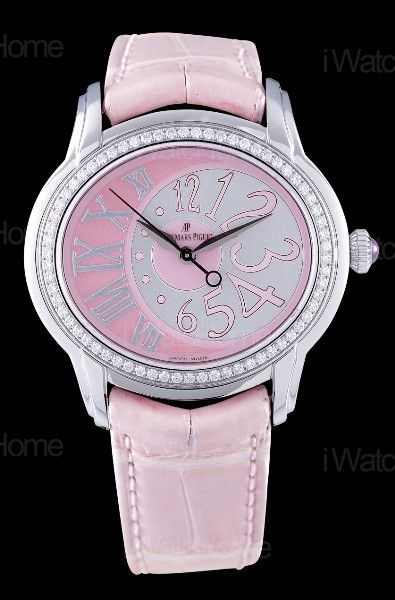 千禧系列鑽錶 77301ST 粉色面盤款