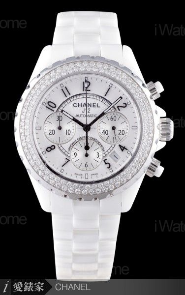 CHANEL J12 鑲鑽計時碼錶