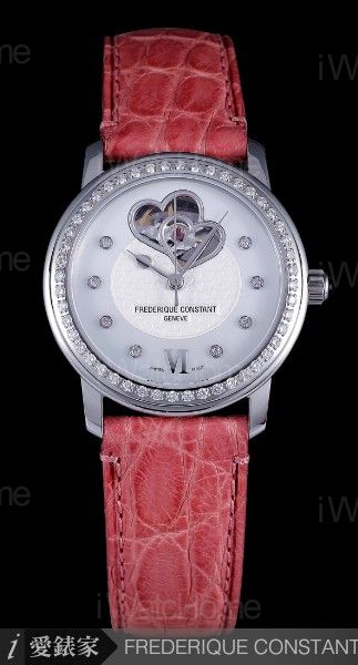 Ladies Automatic Chocolate Double Heart Beat FC-310CDHB2PD6