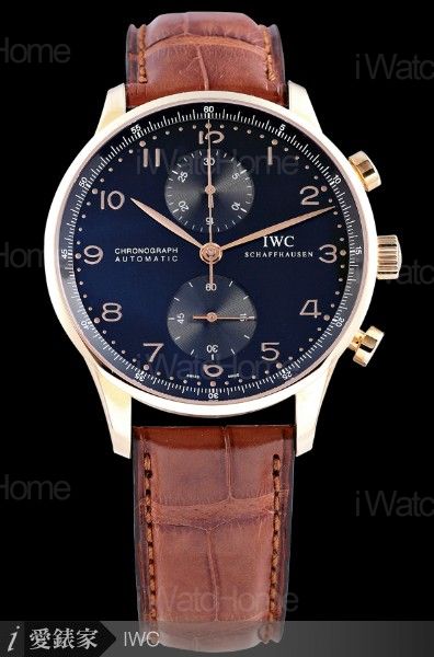 Portugieser Chronograph Men's Watch Rose Gold IW3714-15