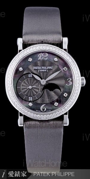 Lady's Calatrava Moon Phase and Sub Second 4958W