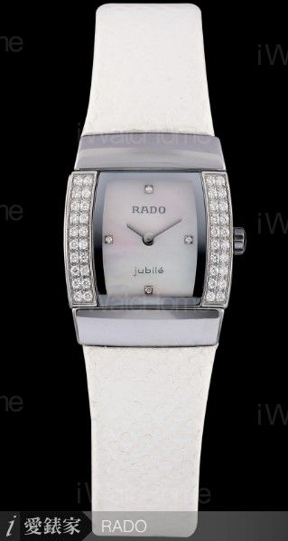 Sintra Ceramic Diamond White Leather Midsize Ladies R13578906