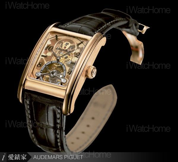 Edward Piguet鏤空陀飛輪腕錶