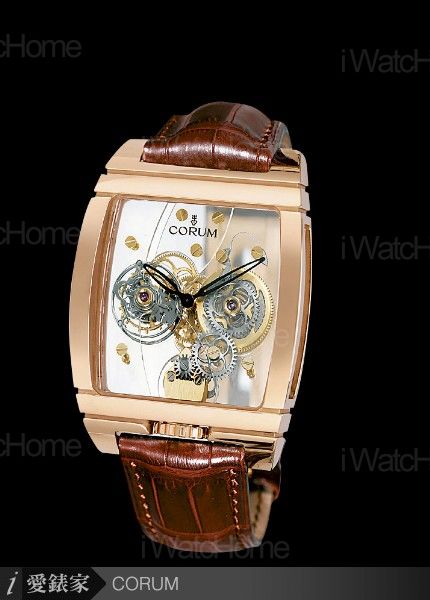 CORUM Golden Tourbillon透明金樽陀飛輪