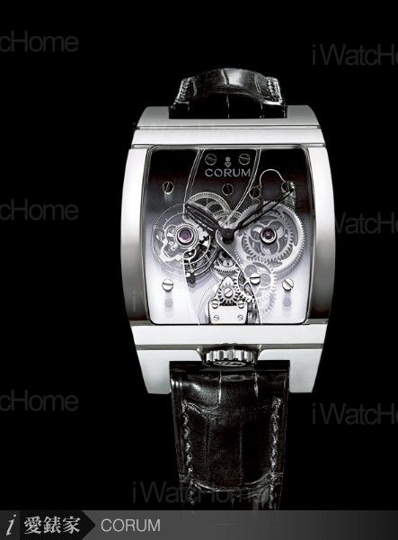 CORUM Golden Tourbillon透明金樽陀飛輪 White Gold